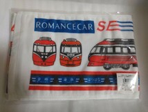 小田急ファミリー鉄道展2019　ロマンスカー・ＳＥ（3000形） お披露目記念　マフラータオル_画像1