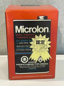 ☆Microlon マイクロロン メタルトリートメントエンジンオイル添加剤 16オンス 16oz　未使用　未開封　長期保管☆