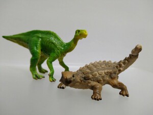 EIKOH　イグアノドン　アンキロサウルス　フィギュア　恐竜　エイコー　ミニチュアプラネット