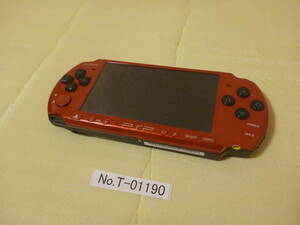 T-01190 / SONY / PlayStationPortble / PSP-3000 / 電池パック無し / ゲームの起動〇 / リセット済み / レターパック発送 / ジャンク扱い