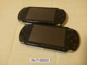 T-02002 / SONY / PlayStationPortble / PSP-1000 / 2台セット / バッテリなし / ゲームの読み込み起動〇 / 60サイズ / ジャンク扱い