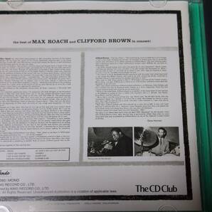H 【The CD Club】 クリフォード・ブラウン & マックス・ローチ・インコンサート ～完全版 中古 送料4枚まで185円の画像3