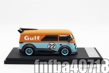 厳選●** 限定499 **　ゴーストプレーヤー1:64 rwb t1 van #22 gulfダイキャストモデルカー_画像4