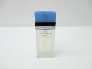 香水祭 ドルチェ＆ガッパーナ ライトブルー 25ml DOLCE＆GABBANA スプレー パヒューム 残量6-7割 中古 保管品