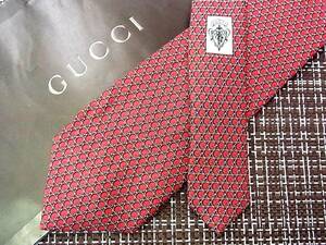 ☆状態並N☆6792■グッチ【GUCCI】 総ＧＧロゴ柄 ネクタイ