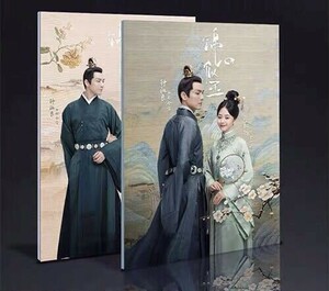 ★中国ドラマ『錦心似玉』The Sword and the Brocade 鍾漢良 ウォレスチョン 譚松韵 タンソンユン 写真集 中国限定 画集 高級コレクション