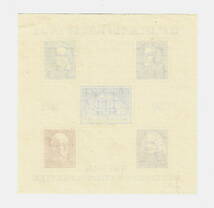 ドイツ 1946年 国立劇場再建 記念シート MNH（ヒンジ跡なし） 無目打ち - YJ-68_画像2