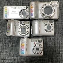 1000円スタート♪ 5台【動作未確認】Nikon ニコン COOLPIX クールピクス 2200/3700/4800/5600/7600 デジタルカメラ セット_画像1