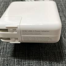 【動作品】Apple 純正 61W USB Type-C Power Adapter A1718 MacBook ACアダプター_画像2