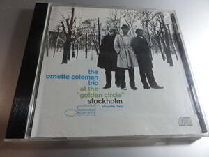 THE ORNETTE COLEMAN TRIO 　　オーネット・コールマン　トリオ 　AT THE GOLDEN CIRCLE STOCKHOLM VOL ２ 