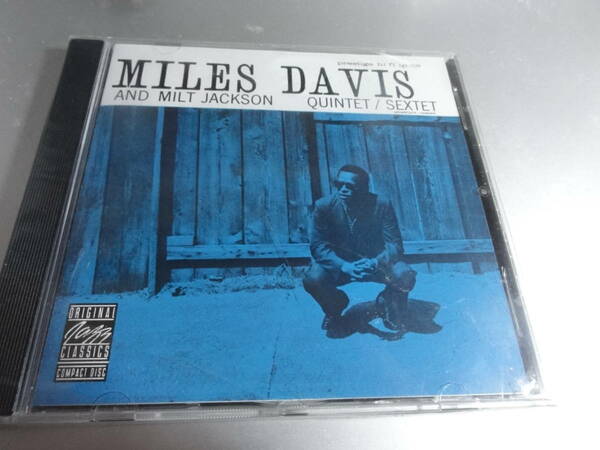 MILES DAVIS AND MILT JAKSON QUINTET / SEXTET 　マイルス・デイヴィス　　ミルト・ジャクソン　新品未開封