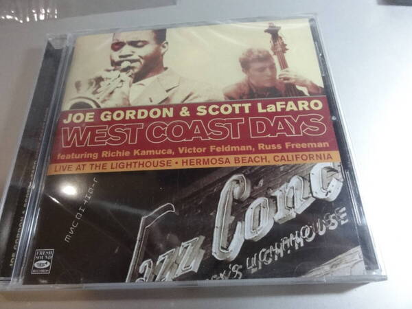 JOE GORDON & SCOTT LAFARO ジョー・ゴードン スコット・ラファロ WEST COAST DAYS 新品未開封シュリンク付き