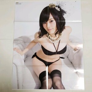 DK216 山本彩（NMB48）島崎遥香（AKB48）◆ポスター 両面 雑誌付録 水着 ビキニ