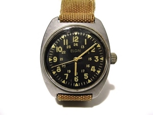 ELGIN エルジン ミリタリーウォッチ 軍物腕時計 MIL-W-3318A 手巻き ベトナム戦争