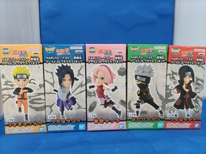  бесплатная доставка блиц-цена [ новый товар ] все 5 вида комплект 20th NARUTO Naruto (Наруто) . способ . world коллекционный фигурка wa-kore подвеска Kei tachi Sakura kakasi