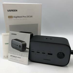 【通電確認済】UGREEN DigiNest Pro 100W PD 充電器 7-in-1 USB-C電源タップ /Y15712-X2