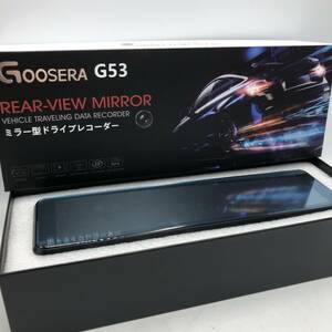 【未検品】GOOSERA G53 ドライブレコーダー ミラー型 12インチ超大画面 前後カメラ GPS搭載 32GBSDカード付属 /Y15877-U1