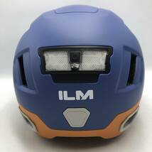 【タグ付き/訳あり】ILM 自転車 ヘルメット 大人 スマートセンサーライト付き USB充電式 /Y15879-X1_画像5