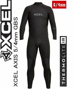 XCEL エクセル 上級モデル　ASIX 5/4mm メンズフルスーツ バックジップ　■サイズ　US-M