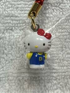 ☆HELLO KITTY☆デイリーヤマザキ　青　キティ　オリジナル根付け　2004年