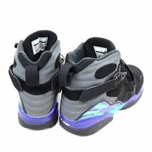 NIKE (ナイキ) AIR JORDAN 8 RETRO BG “Aqua” / エアジョーダン8 レトロ アクア 305368-025 中古品 25cm / S00614_画像3