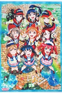 新品未開封 ラブライブ!サンシャイン!! The School Idol Movie Over the Rainbow タペストリー Aqours B2タペストリー 劇場版 