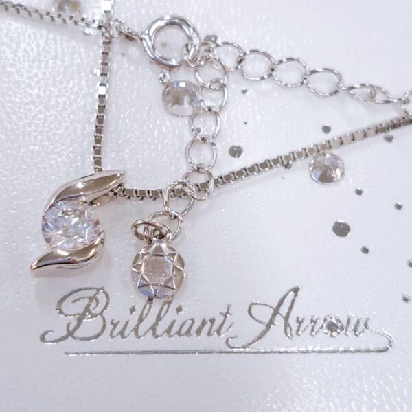 ブリリアントアロー brilliant arrow ネックレス シルバー 箱 SV925