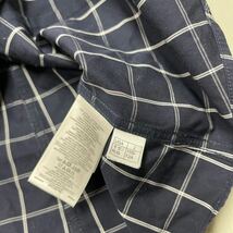 Brooks Brothers ブルックスブラザーズ レディース 半袖シャツ サイズ2 チェック柄 ネイビー 紺色 トップス_画像7