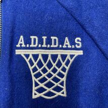 adidas originals アディダス オリジナルス スタジャン ウール wool ジャケット ジャンバー ブルゾン アウター メンズ Sサイズ ブルー 青_画像2