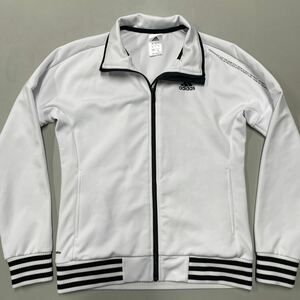  Adidas adidas lady's long sleeve jersey jacket W 24/7 jersey jacket AZ8410 M size white white jersey 
