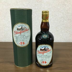 Glenfarclas グレンファークラス 21年 旧ボトル シングルハイランドモルト ウイスキー 未開栓 容量700ml 度数40度 重量1167g 筒付 2 カ 279