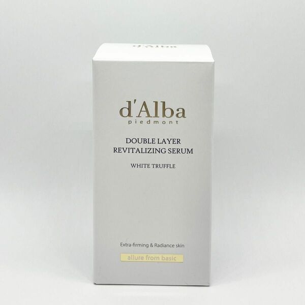 ダルバ (dAlba) ホワイトトリュフ ダブルレイヤー リバイタライジングセラム 30ml 韓国公式正規品/美容液/セラム/