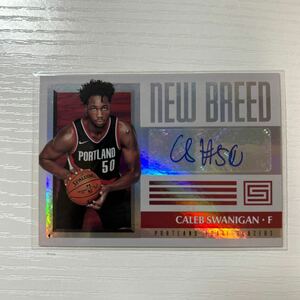 2017-18 Panini Status Caleb Swanigan auto