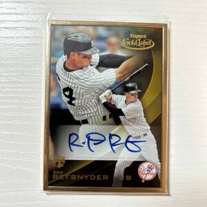 2016 Topps Gold Label Rob Refsnyder auto