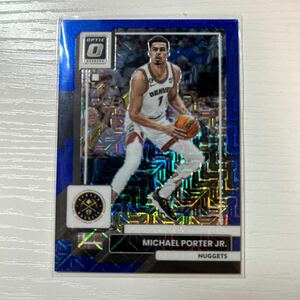 2022-23 Panini Donruss Optic Michael Porter Jr. blue choice prizm 24枚限定　ファーストナンバー