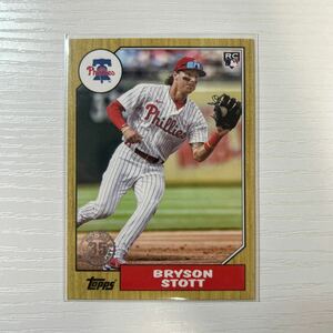 2022 Topps Update Series Bryson Stott 1987