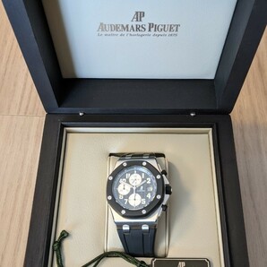 超美品 オーデマピゲ AUDEMARS PIGUET ロイヤルオーク オフショア クロノグラフ 黒文字盤25940SK.OO.D002CA.01.A ステンレス メンズの画像1