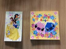 Disney ディズニー Stitch Angel スティッチ エンジェル メモ用紙　& Once upon a fairy tale メモ用紙_画像1