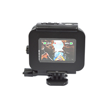 GoPro ゴープロ 8 用 アクセサリー 防水 ハウジング ケース ブラック アクションカメラ ウェアラブルカメラ マルチ 黒 保護 防塵_画像7