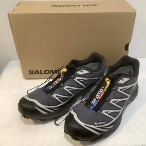 SALOMON サロモン スニーカー XT-6 GTX ブラック×グレー 27.5cm 651004