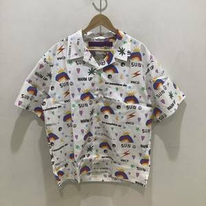 Human Made ヒューマンメイド CACTAS PLANT FLEA MARKET カクタスプラントフリーマーケット ALOHA SHIRT アロハシャツ ホワイト 650839