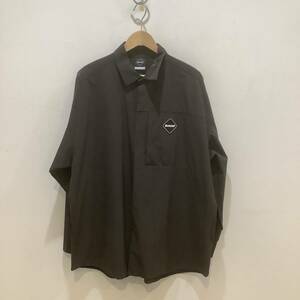 F.C.R.B エフシーレアルブリストル　FCRB-232014 TOUR TEAM TECH SHIRT ツアーチームテックシャツ　サイズL ALL ブラウン　645253