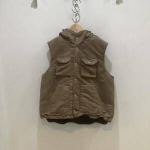 ENGINEERED GARMENTS エンジニアード　ガーメンツ　Field Vest Polyester Fake Suede ベスト　サイズL ブラウン652162