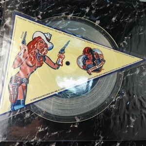 UFO THIS TIME UK盤　パッチ　UFO This time 7&#34; cut-out picture disc single.