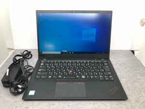 【Lenovo】ThinkPad X1 Carbon 6th 20KGS0JW00 Corei5-8350U 8GB SSD256GB WEBカメラ Windows10Pro 14inch フルHD 中古ノートPC