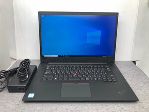 【Lenovo】ThinkPad P1 20MES02700 Corei7-8750H メモリ32GB SSD512GB NVMe NVIDIA Quadro P1000 Windows10Pro 15.6inch FHD 中古ノートPC