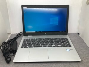 【hp】ProBook 650 G4 Corei7-8550U 8GB SSD128GB WEBカメラ Bluetooth DVDマルチ Windows10Pro 15.6inch フルHD 中古ノートPC