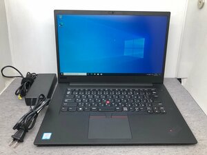 【Lenovo】ThinkPad P1 20MES02700 Corei7-8750H メモリ32GB SSD512GB NVMe NVIDIA Quadro P1000 Windows10Pro 15.6inch FHD 中古ノートPC