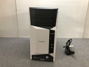 【EPSON】Endeavor MR8200-M Corei9-9900K メモリ32GB SSD512GB NVMe+HDD4TB NVIDIA GeForce GT 1030 Windows10Pro 中古デスクトップPC