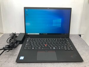【Lenovo】ThinkPad X1 Carbon 6th 20KGS6B800 Corei5-8350U 8GB SSD256GB WEBカメラ Windows10Pro 14inch フルHD 中古ノートPC